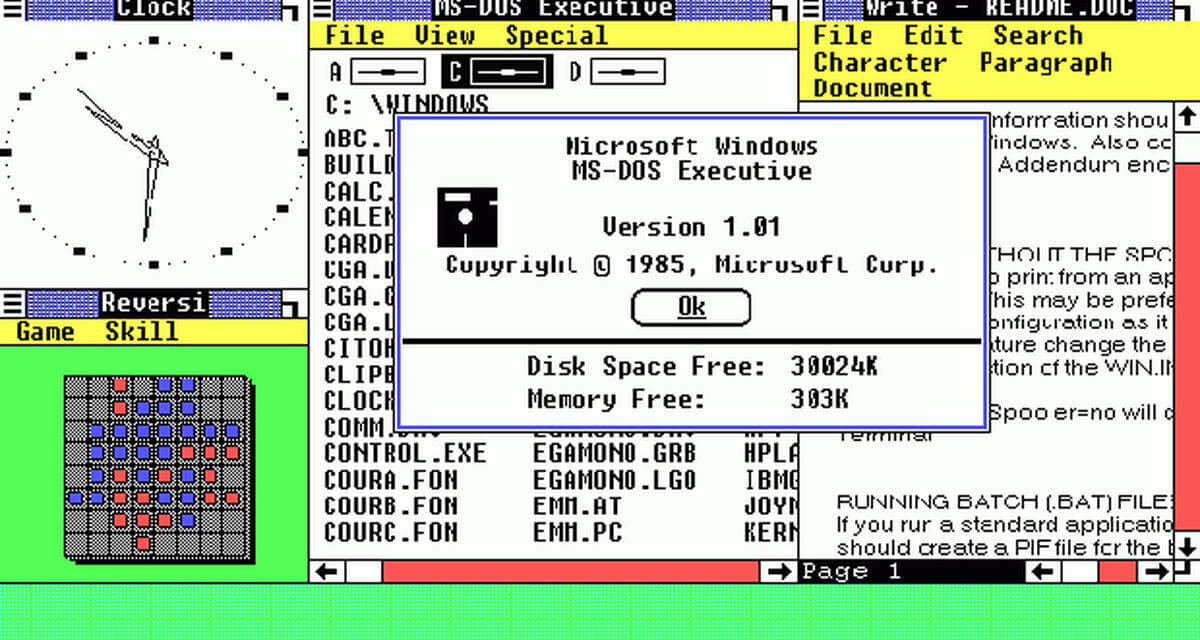 Microsoft Windows — Version 1.0 To Windows 11